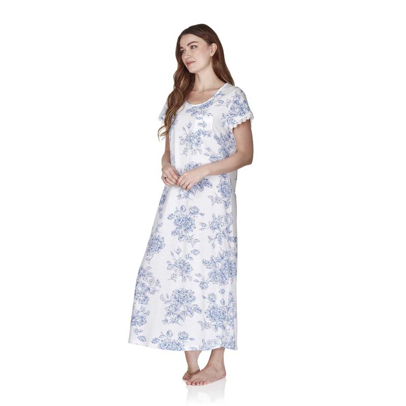 La Marquise Vintage Bouquet Short Sleeve Nightdress image number 5